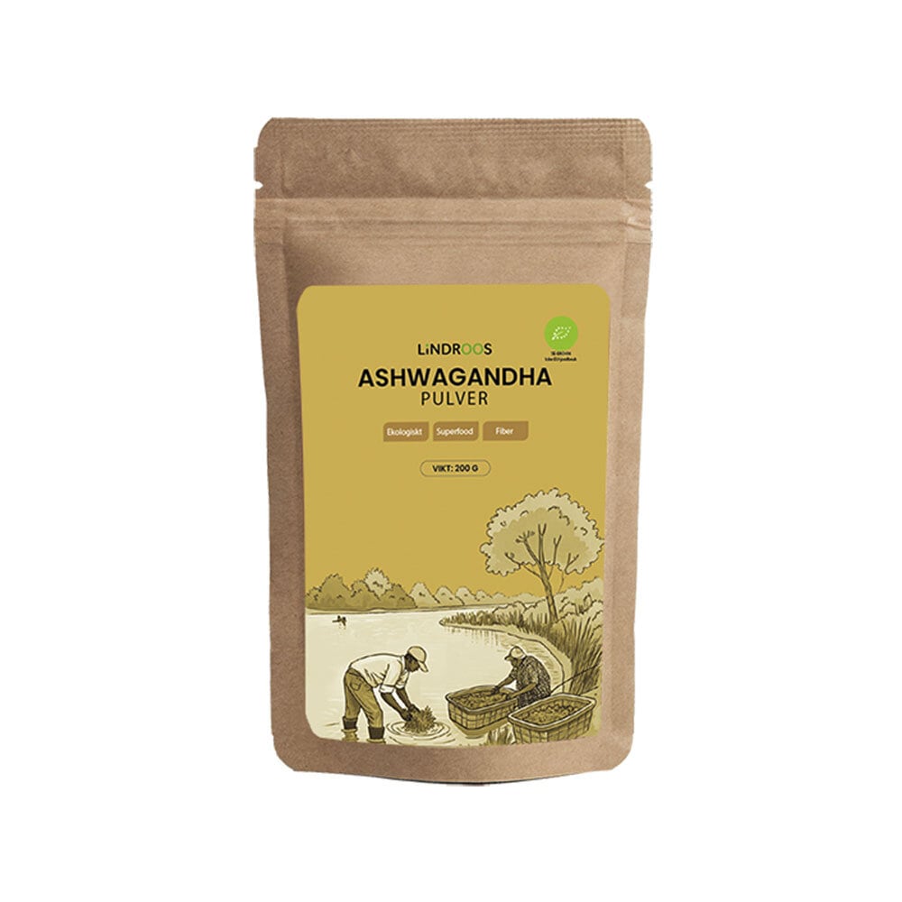 Ashwagandhapulver 200g från Lindroos – pulver