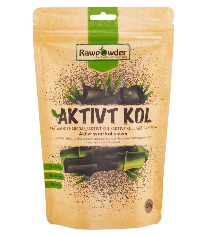 RawPowder Aktivt Kol Pulver från RawPowder – pulver
