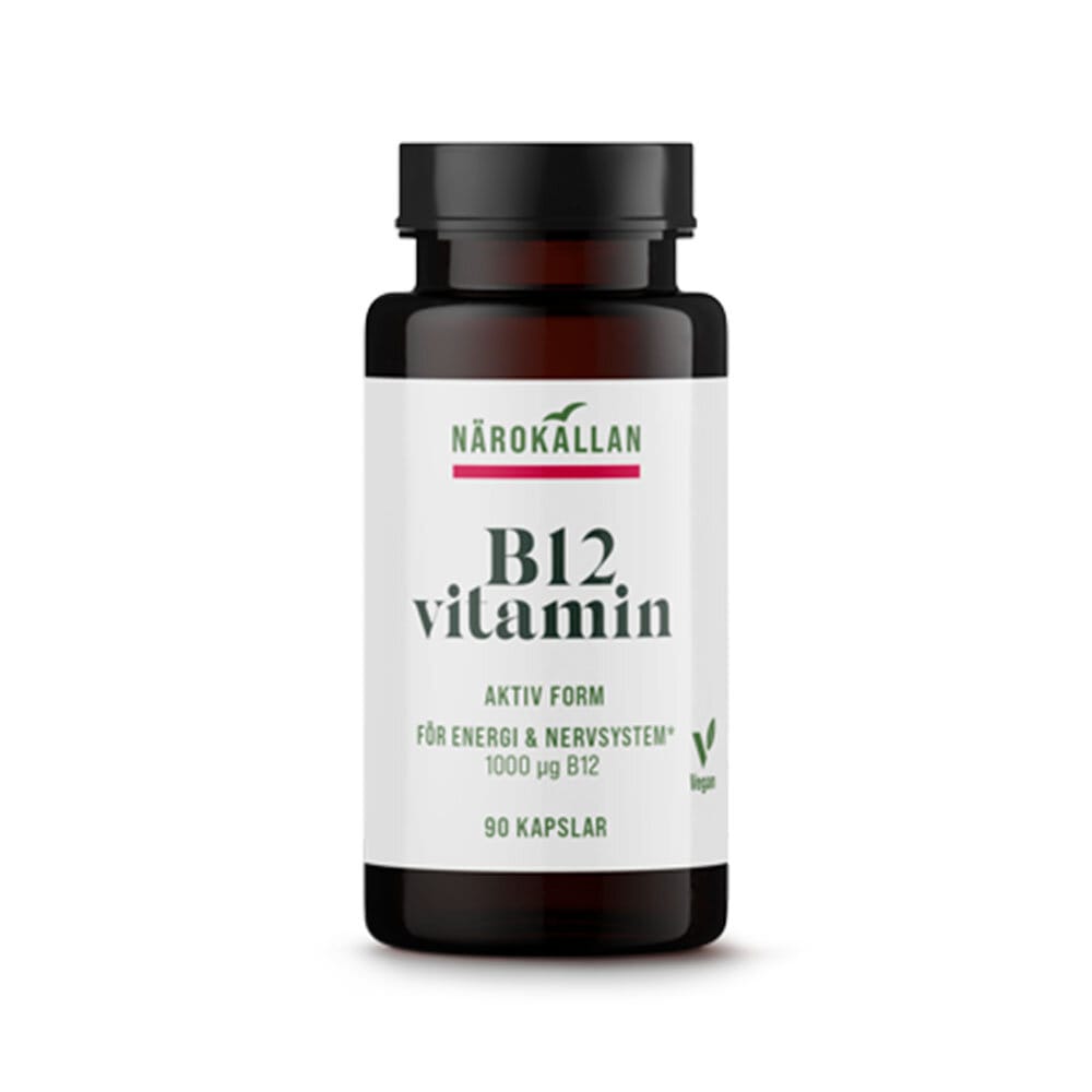 B12 1000 mcg 90 kapslar från Närokällan – kapslar