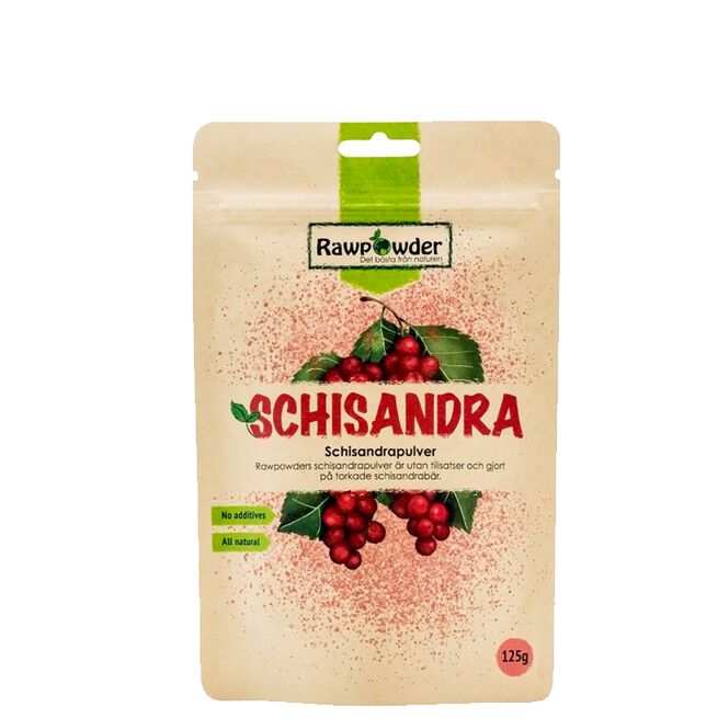 Ekologiskt Schisandrapulver 125 g från Rawpowder – pulver