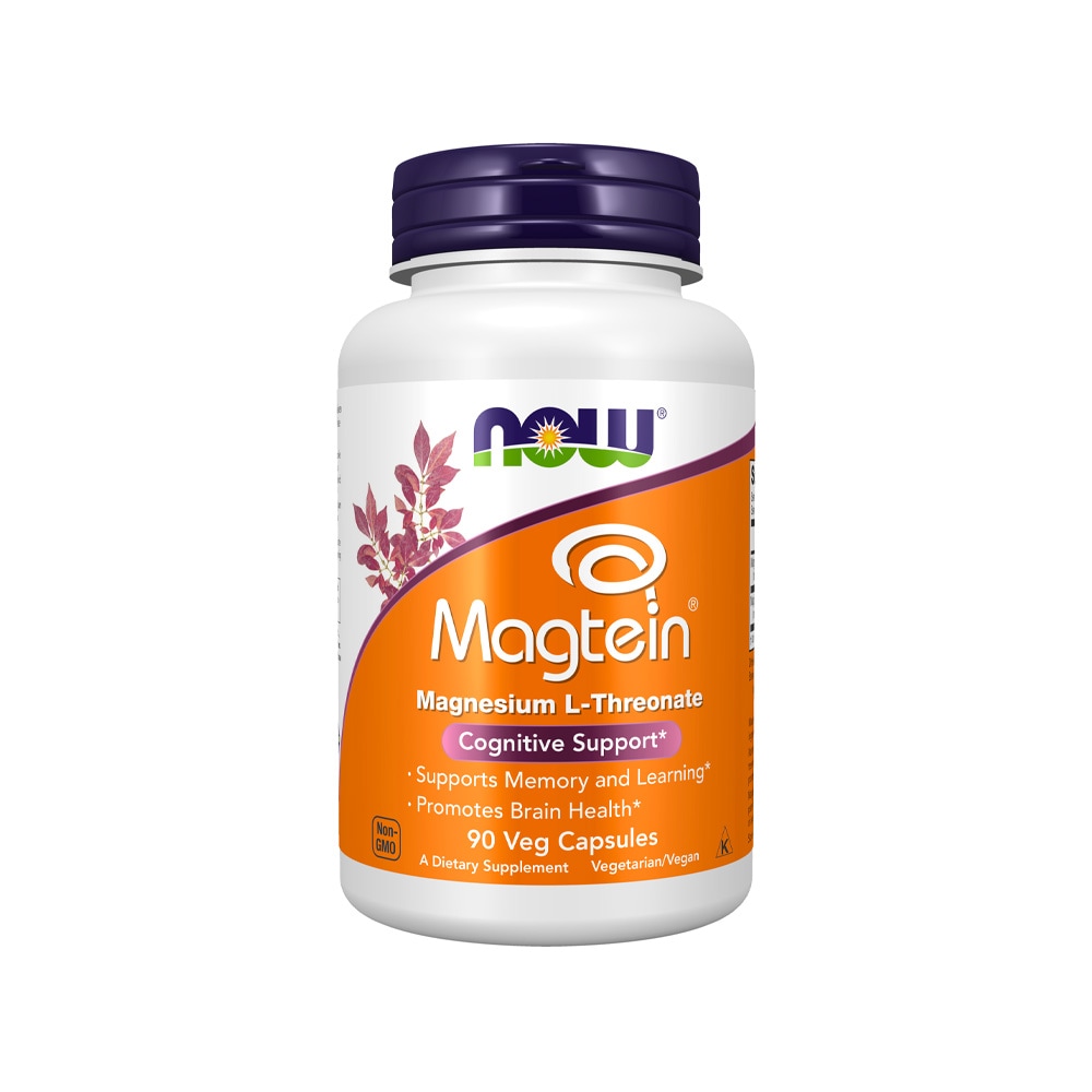 Magtein® 90 vegkapslar från Now – kapslar