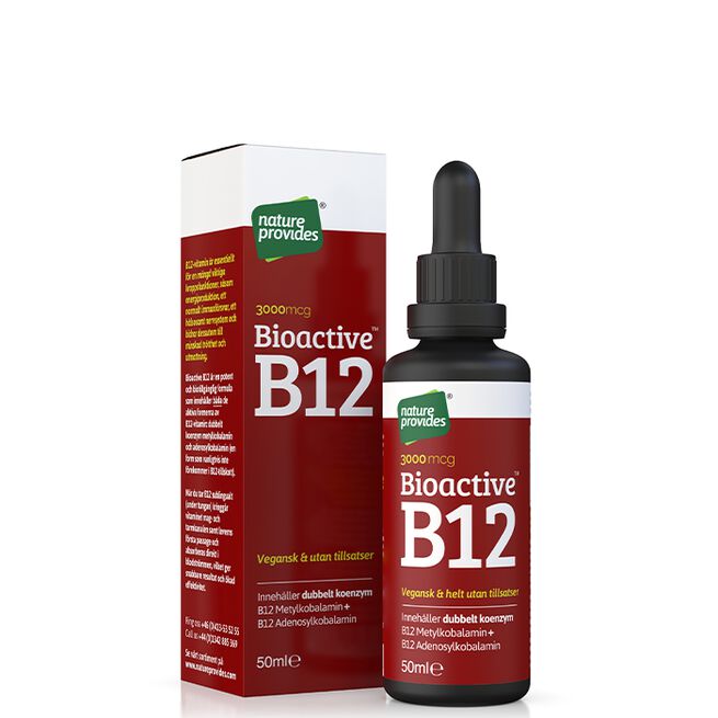 Bioactive Flytande B12 50 ml från Nature Provides – vätskor