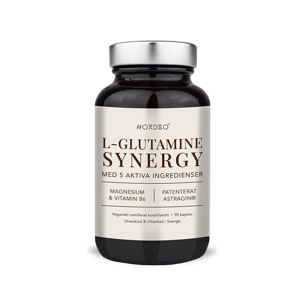 L-Glutamine Synergy 90 kapslar från Nordbo – kapslar
