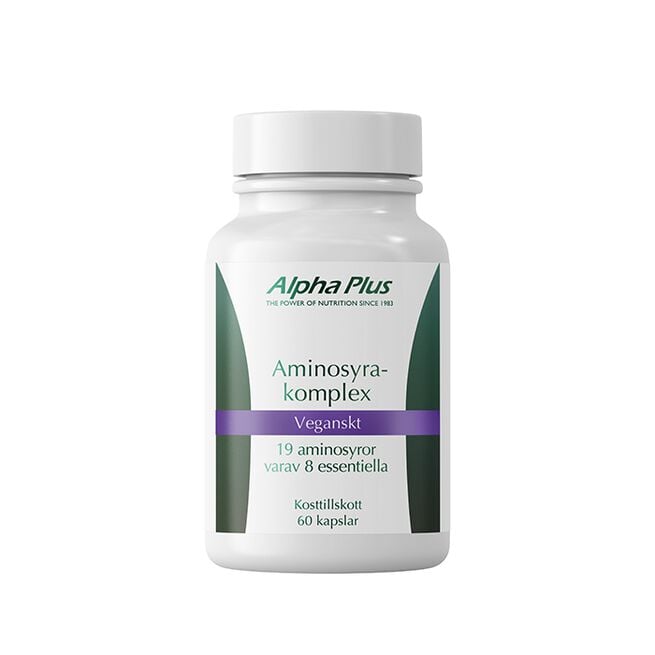 Aminosyrakomplex 60 kapslar från Alpha Plus – kapslar