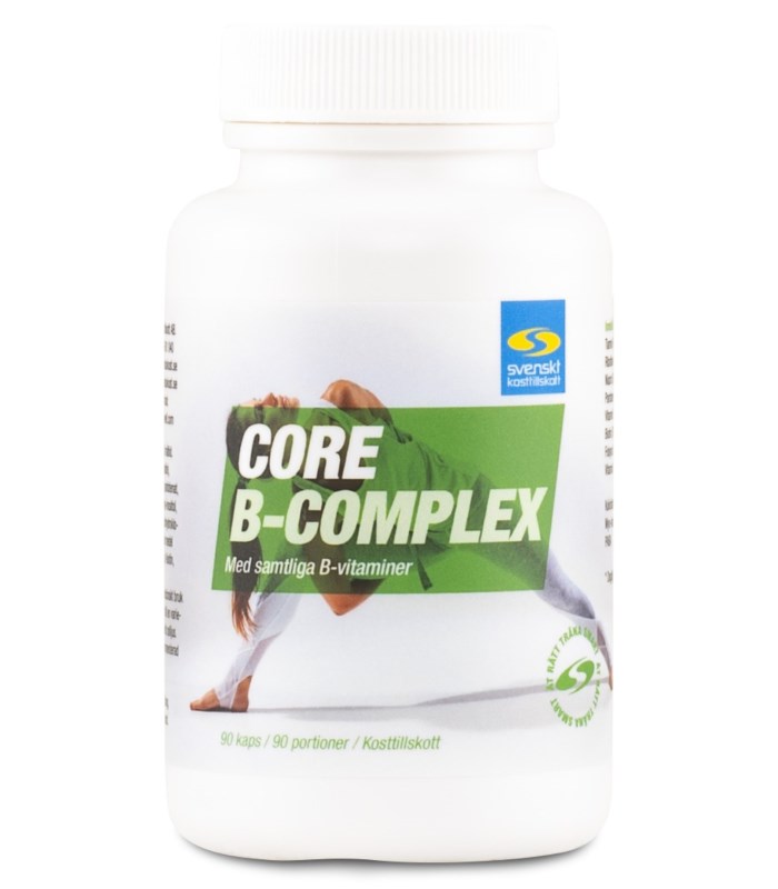 Core B-Complex från Svenskt Kosttillskott – kapslar