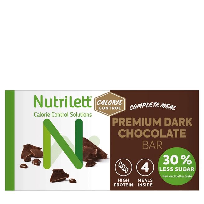Måltidsersättande Bar Premium Dark Chocolate 60 g 4 st från Nutrilett – bar