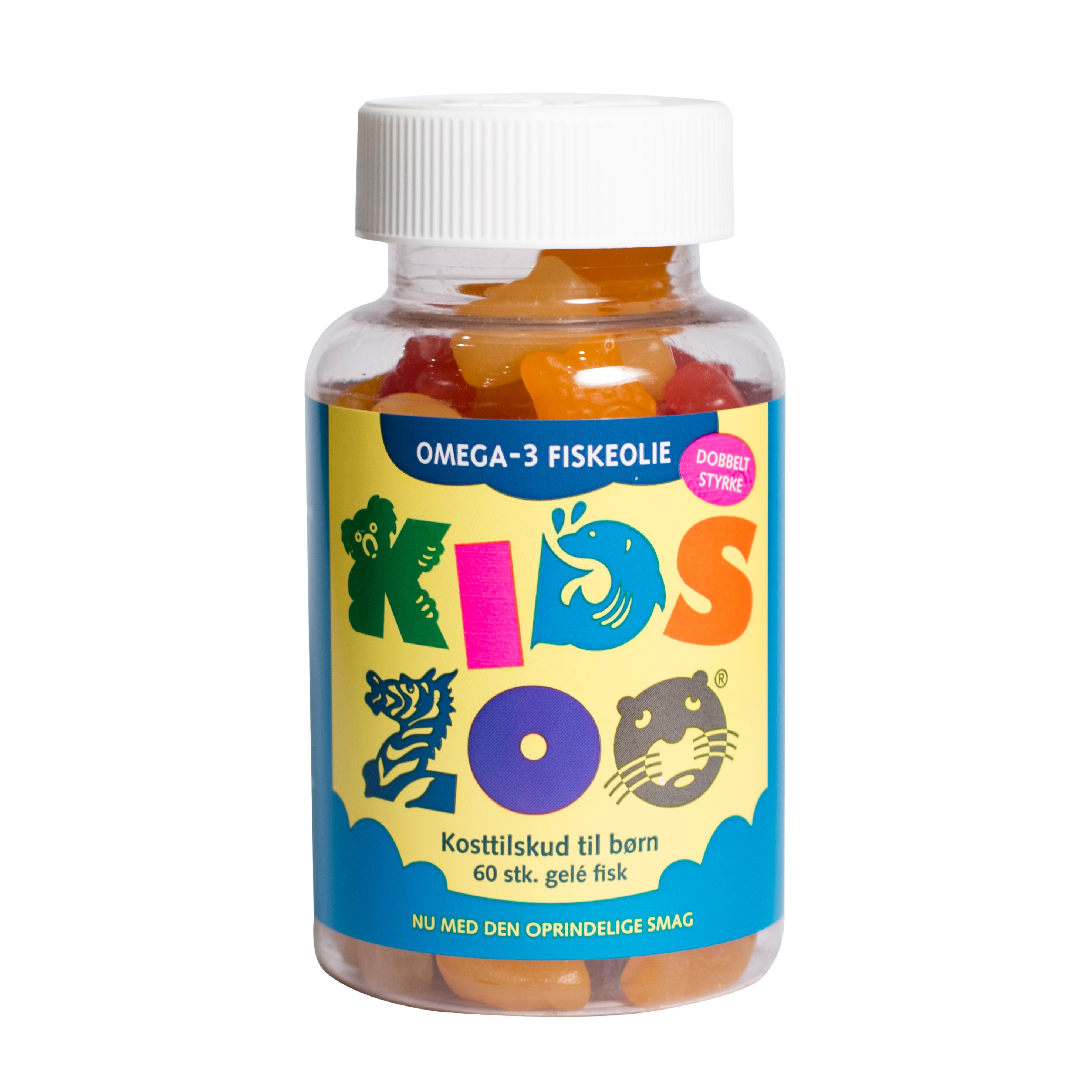 Omega-3 Fiskolja 60st tuggisar från Kids Zoo – bar
