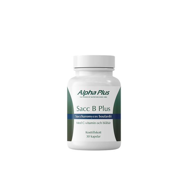 Sacc B Plus 30 kapslar från Alpha Plus – kapslar