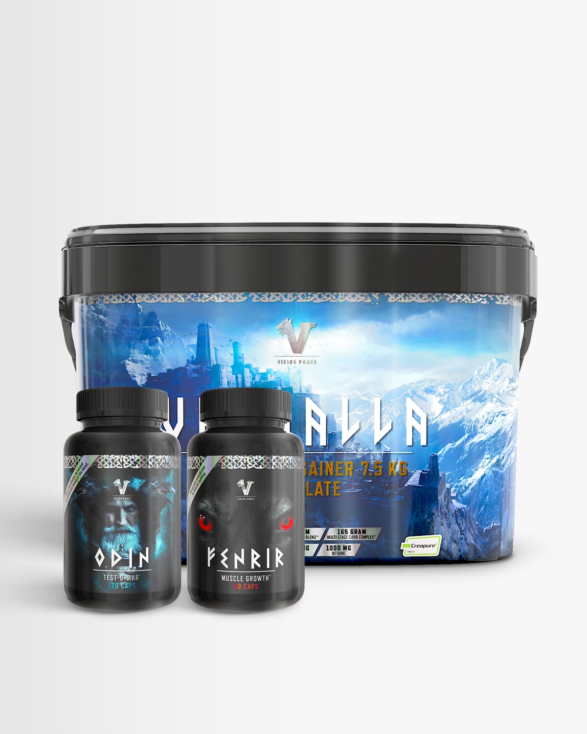 Premium Bygga muskler-paket från Body Science – pulver
