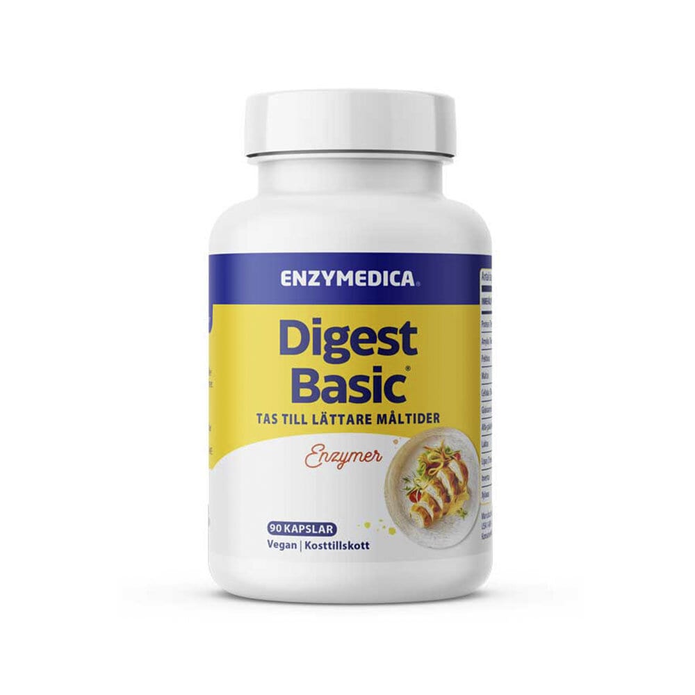 Digest Basic 90 kapslar från Enzymedica – kapslar
