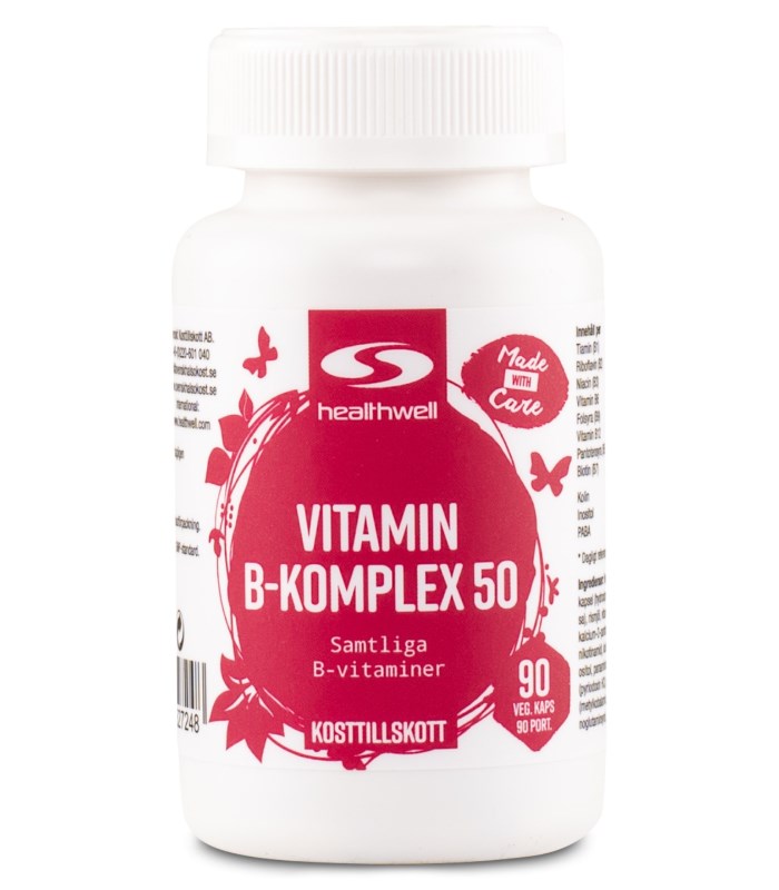 Healthwell Vitamin B-Komplex 50 från Healthwell – tabletter