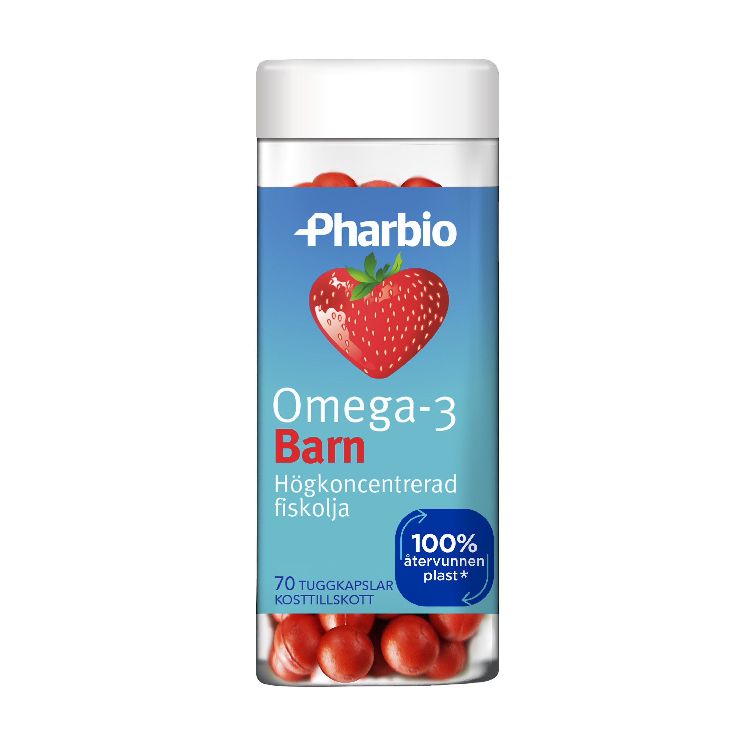 Omega-3 Barn 70 kapslar från Pharbio – kapslar