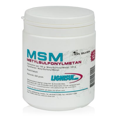 Lignisul MSM 500g från Ion Silver – pulver