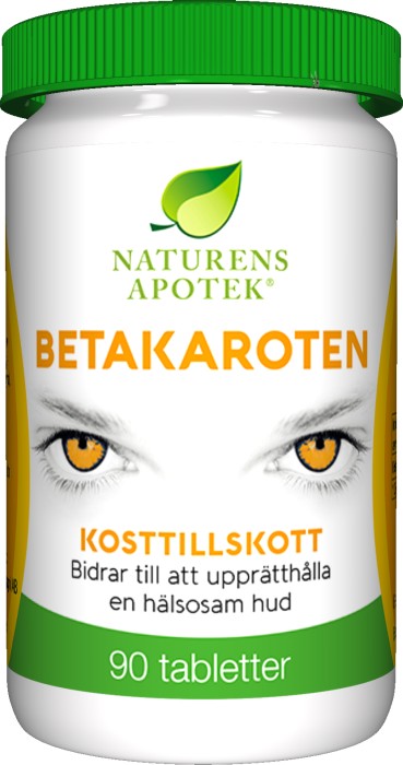 Naturens Apotek Betakaroten 90 tabletter från Naturens Apotek – tabletter