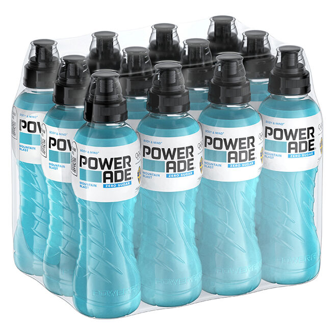 12 x Powerade ZERO 50 cl, Mountain Blast 2 kr pant från Powerade – vätskor