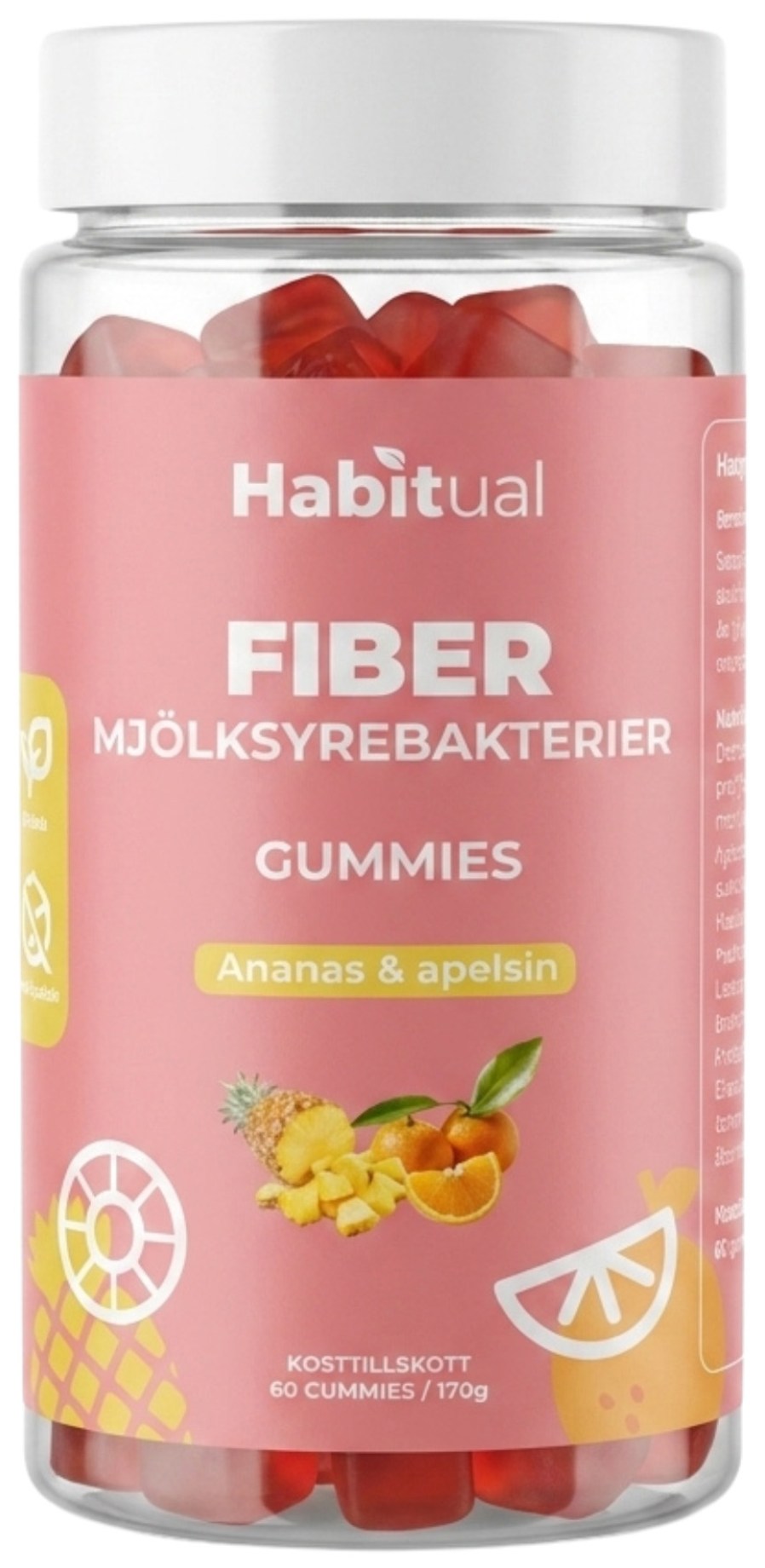 Habitual Fiber/Mjölksyrabakterie Gummies från Habitual – annat