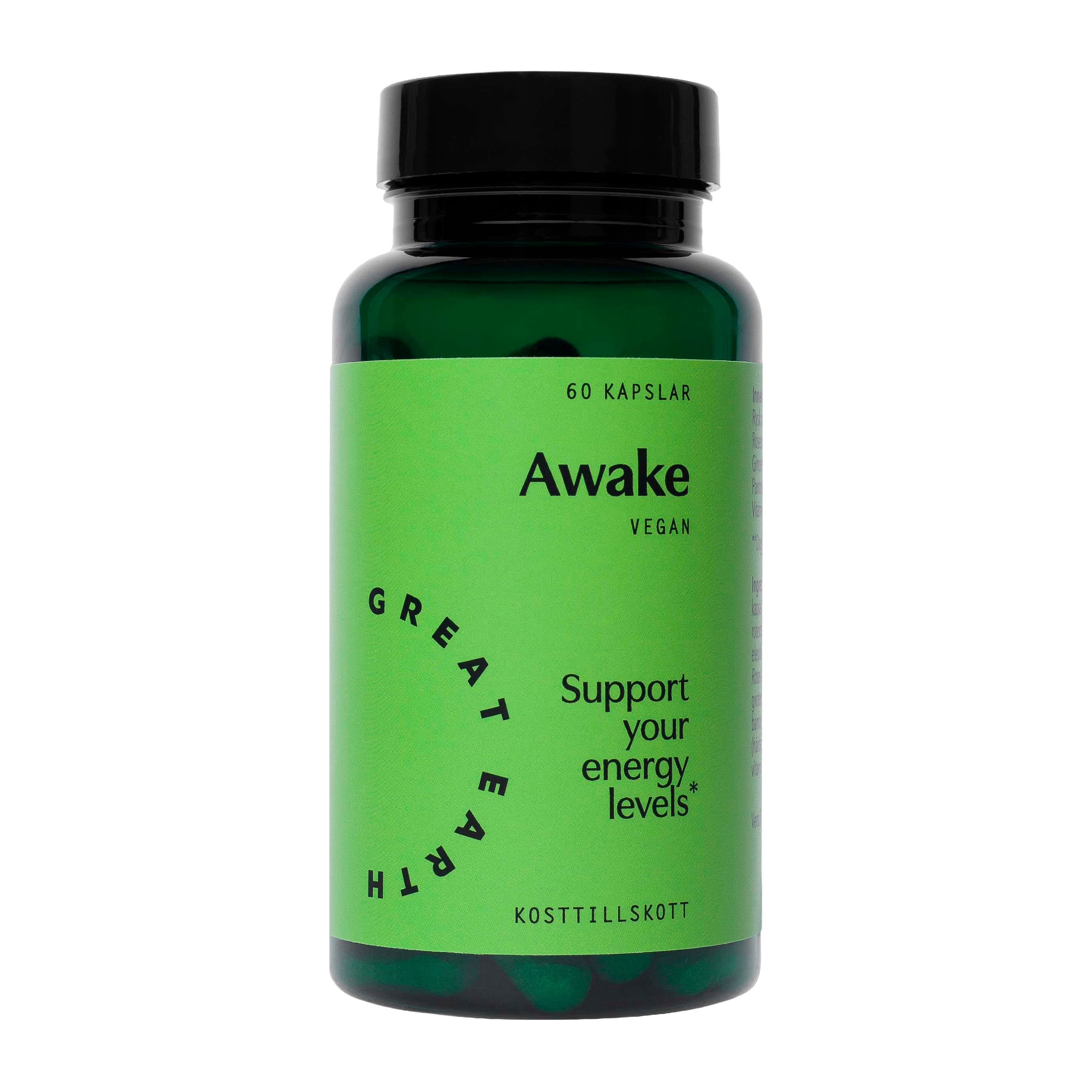 Awake 60 kapslar från Great Earth – kapslar
