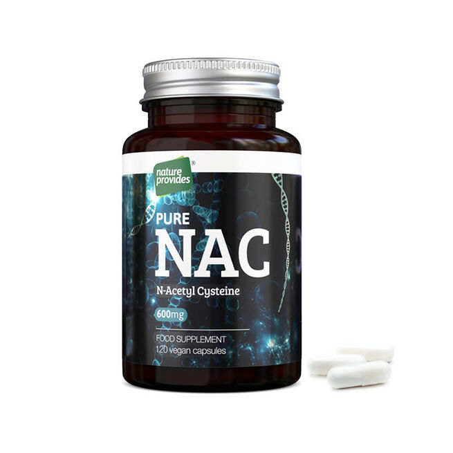 NAC (N-Acetyl Cysteine) 120 kapslar från Nature Provides – kapslar