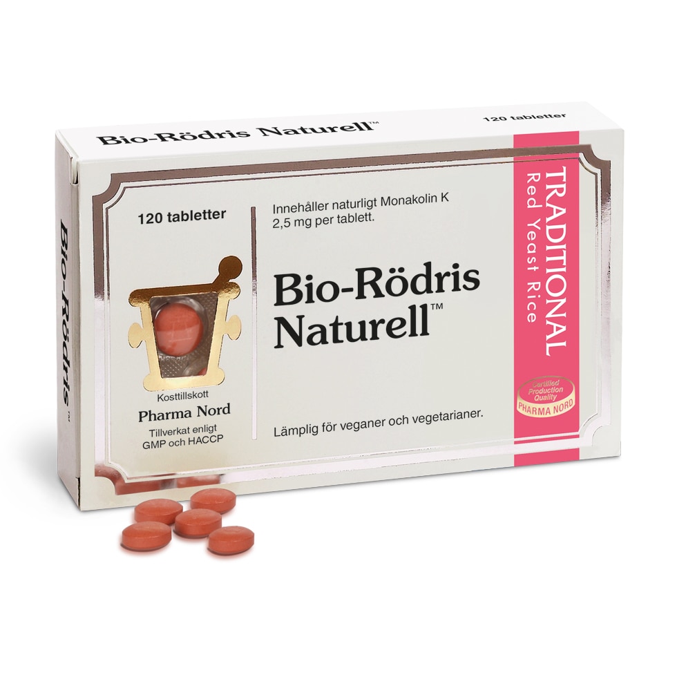 Bio-Rödris Naturell 120 tabletter från Pharma Nord – tabletter