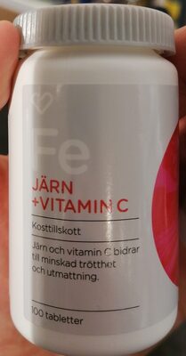 FE Järn + Vitamin C från Apotek – tabletter