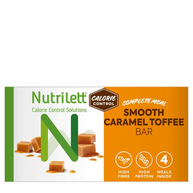 Måltidsersättande Bar Smooth Caramel 56 g 4 st från Nutrilett – bar