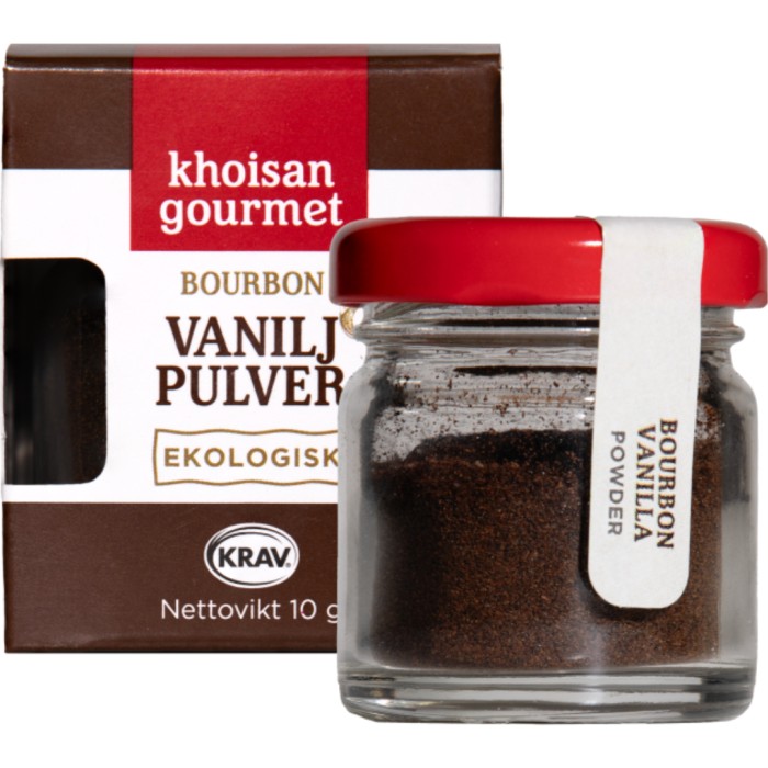 Khoisan Gourmet Ekologiskt Bourbon Vaniljpulver 10 g från Khoisan Gourmet – pulver