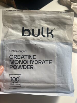 Creatin Monohydrate från Bulk – pulver