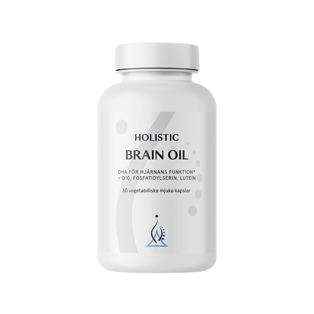 Brain Oil 60 mjuka vegetabiliska kapslar från Holistic – kapslar