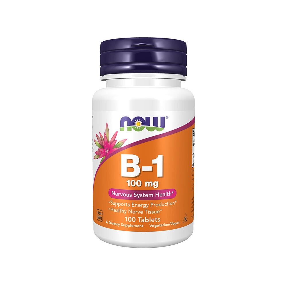 Vitamin B-1 100mg 100 tabletter från Now – tabletter