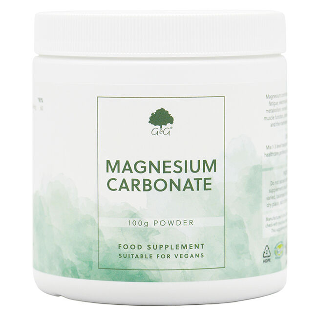 Magnesiumkarbonat 100 g från G&G Vitamins – pulver