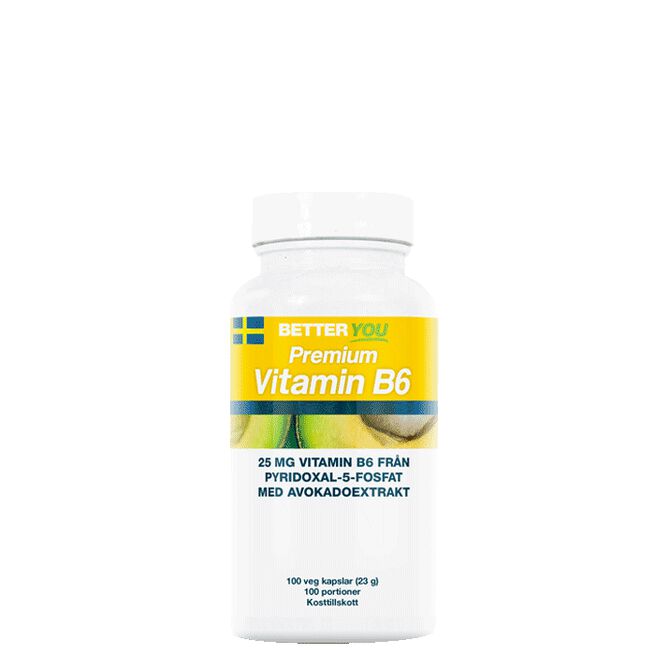 Premium Vitamin B6 100 kapslar från Better You – kapslar