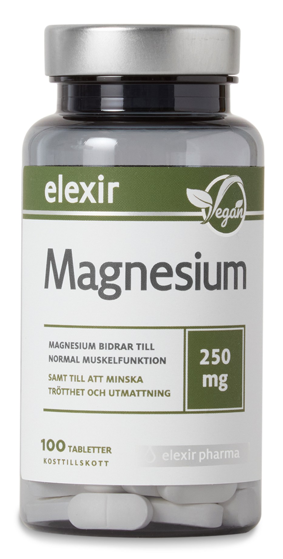 Elexir Pharma Magnesium 250 mg från Elexir Pharma – kapslar