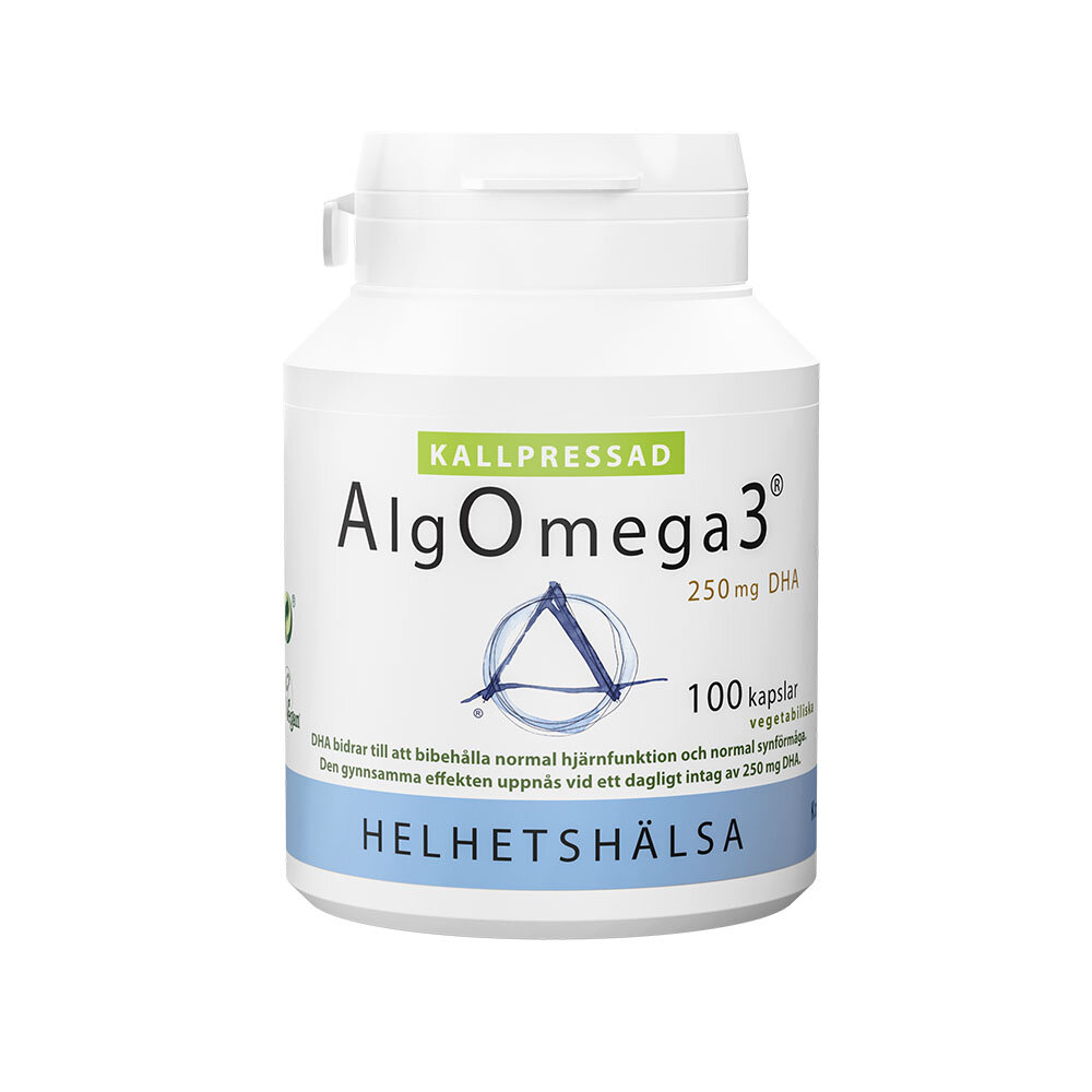 AlgOmega3®Kallpressad 100 kapslar från Helhetshälsa – kapslar