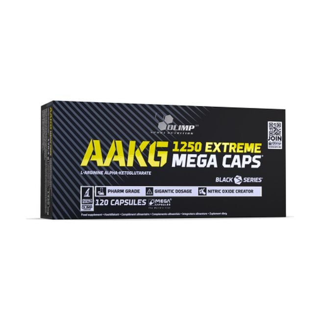 AAKG 1250 Extreme Mega Caps L-Arginin Kapslar 120 st från Olimp Sports Nutrition – kapslar