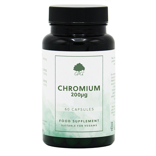 Krom 200MCG 60 kapslar från G&G Vitamins – kapslar