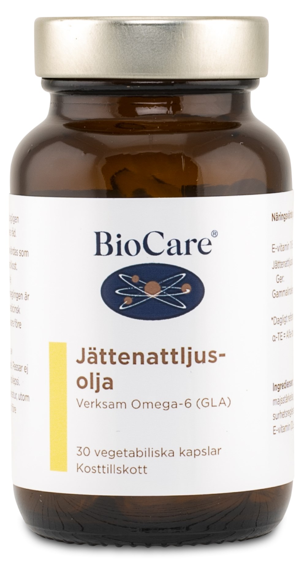 BioCare Jättenattljusolja från BioCare – kapslar
