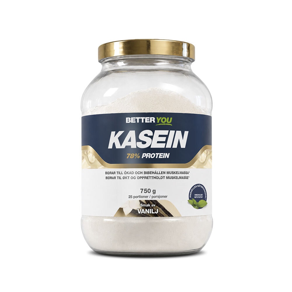 Kasein Vanilj 750g från Better You – pulver