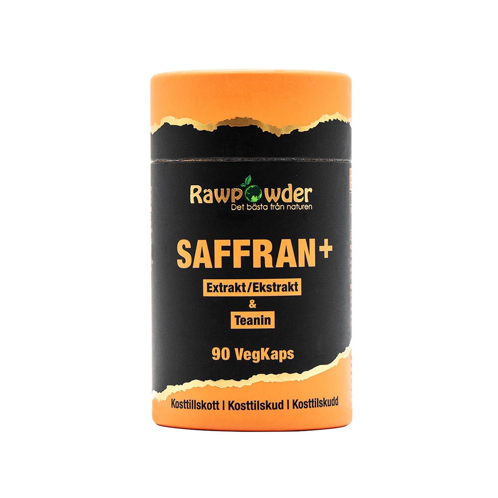 Saffran+ Extrakt 90 kapslar från Rawpowder – kapslar