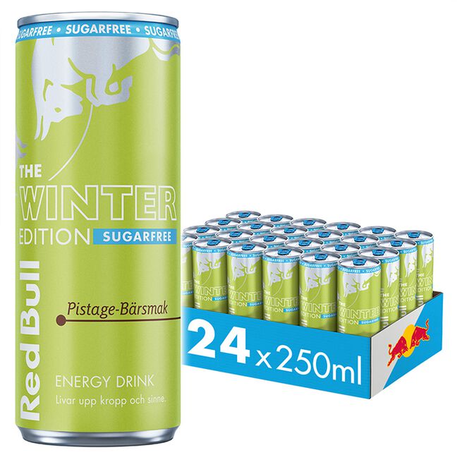 24 x Red Bull Energidryck 250 ml Winter Edition 2 kr pant från Red Bull – vätskor