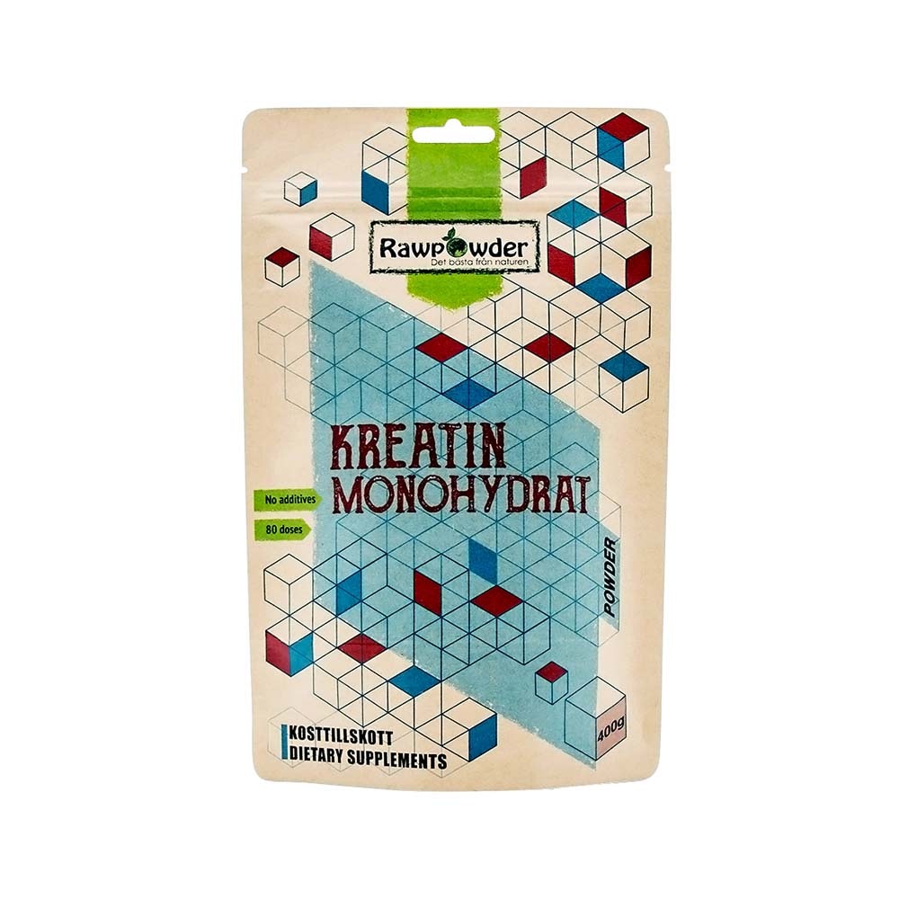 Kreatin Monohydrat 400g från Rawpowder – pulver