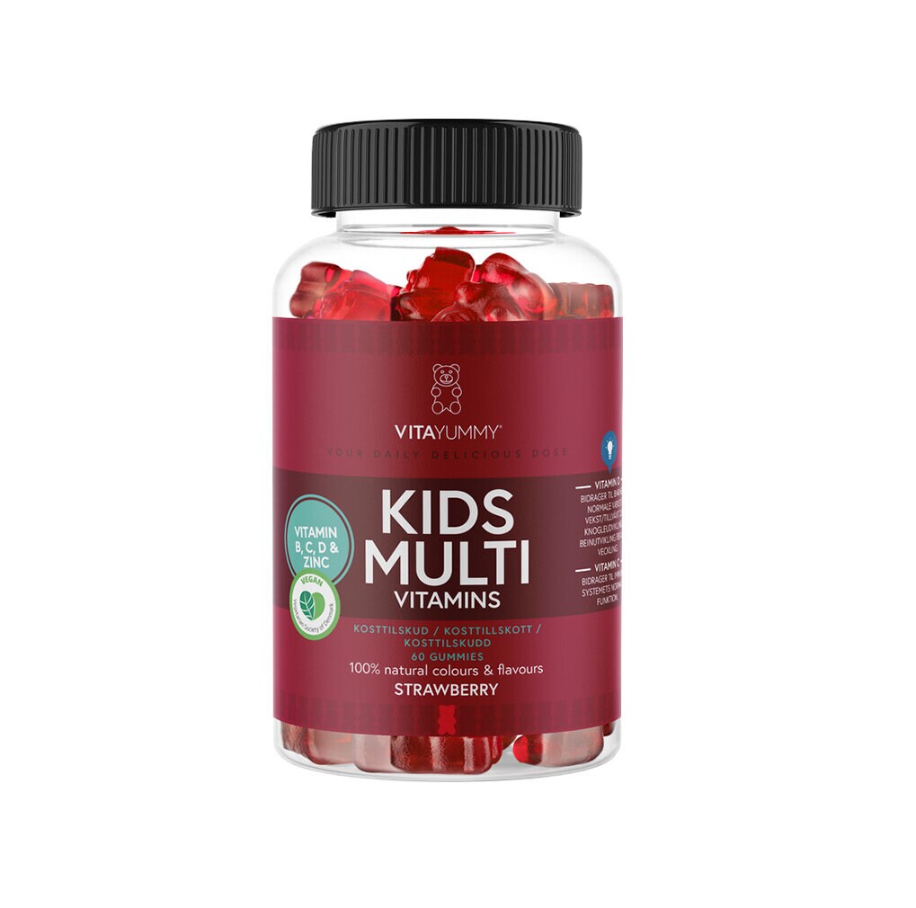 Kids Multivitamin Strawberry 60st från VitaYummy – bar