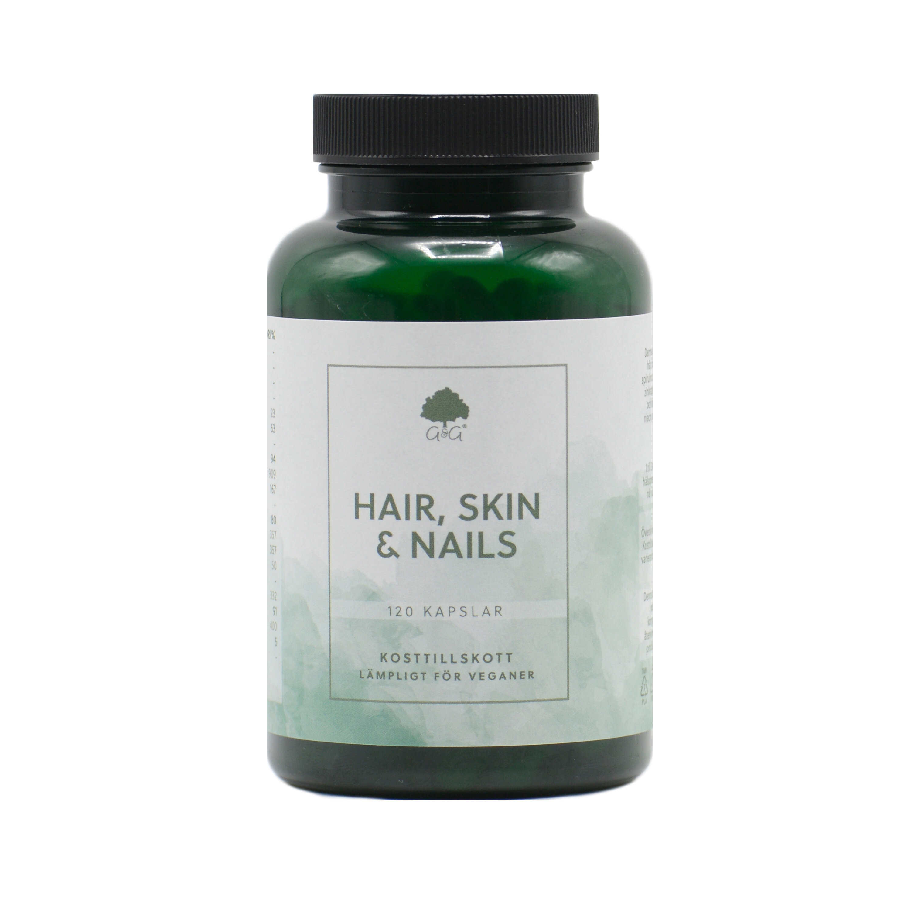 Hair, Skin & Nails 120 kapslar från G&G Vitamins – kapslar