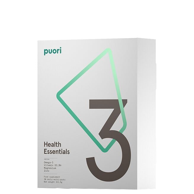 Omega-3 D-vitamin Magnesium 30 doser från Puori – kapslar