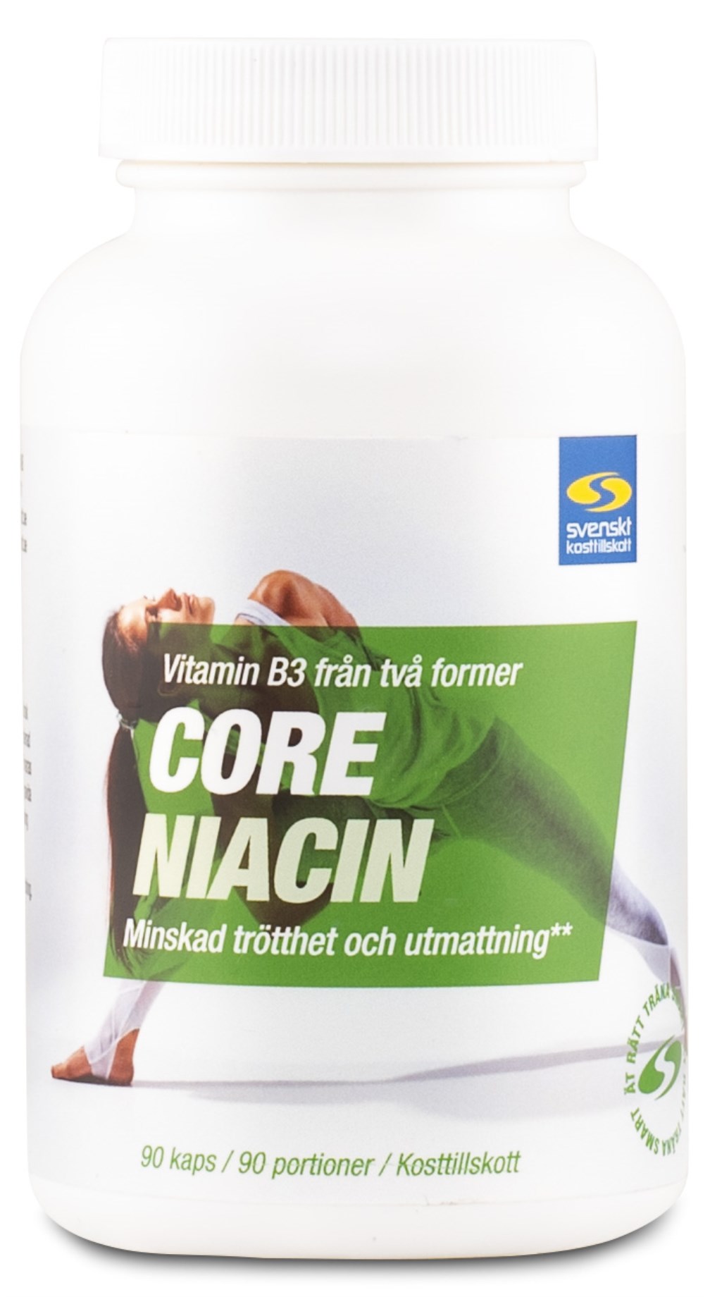 Core Niacin från Svenskt Kosttillskott – kapslar
