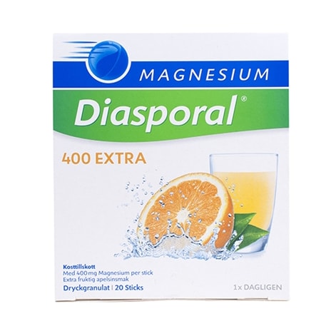 Magnesium Diasporal 400 Extra 20 sticks från Biosan – pulver
