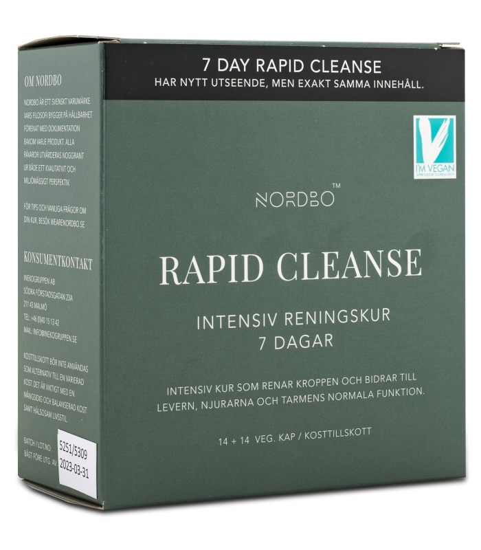 Nordbo Rapid Cleanse från Nordbo – kapslar