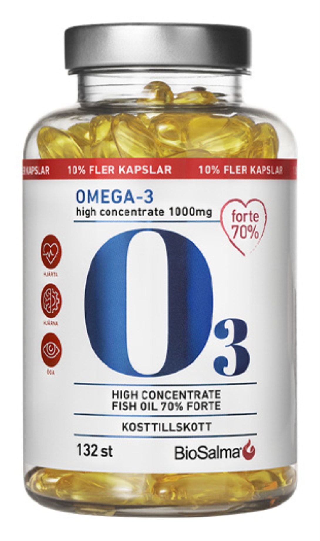 BioSalma Omega-3 Forte 70% 1000mg från BioSalma – kapslar