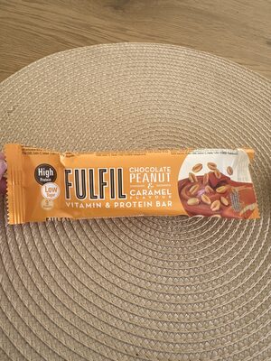 Chocolate Peanut & Caramel Flavour Protein Bar från Fulfil – bar