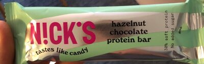 hazelnut chocolate protein bar från N!CK'S – bar