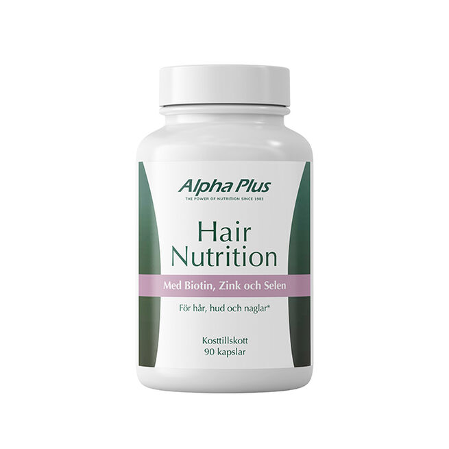 Hair Nutrition 90 kapslar från Alpha Plus – kapslar